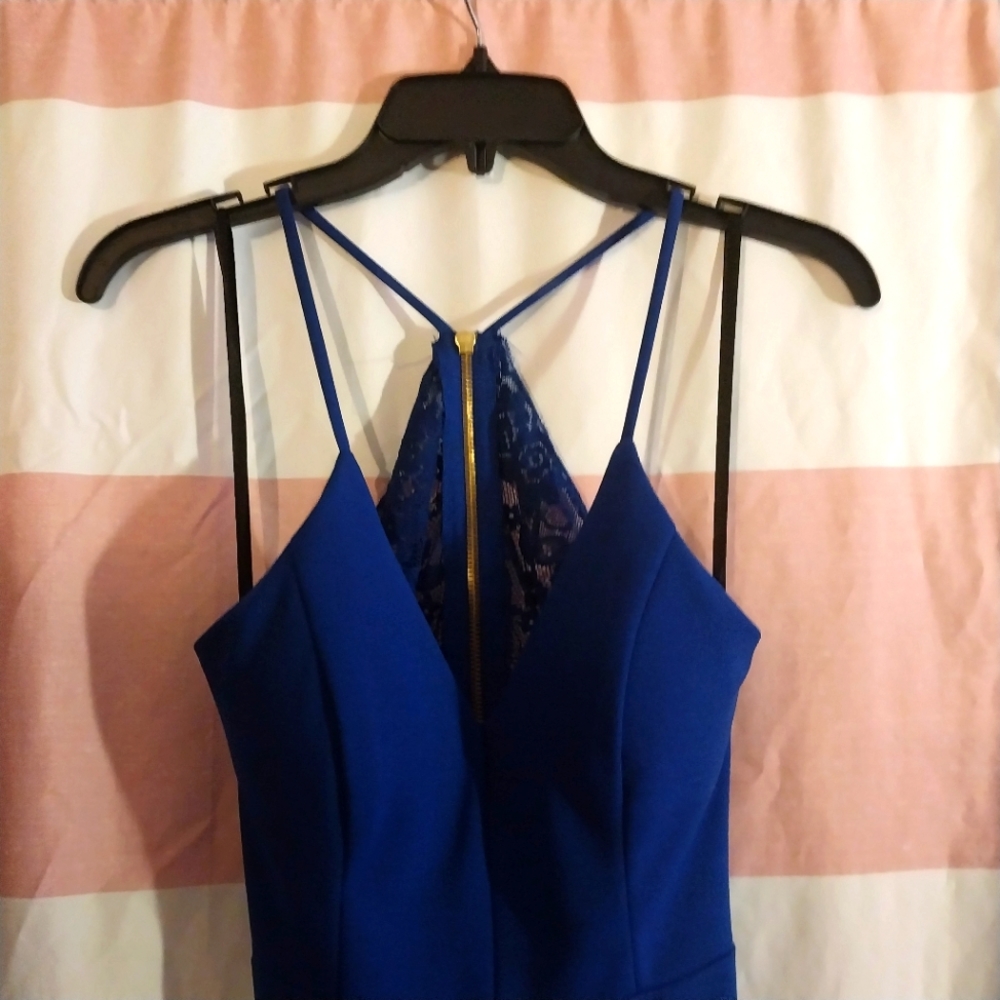 Royal blue dress